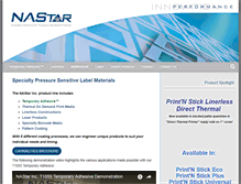 Tablet Screenshot of nastar-inc.com